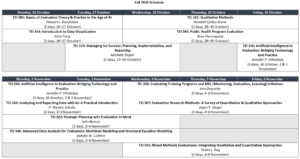 fall 2026 schedule